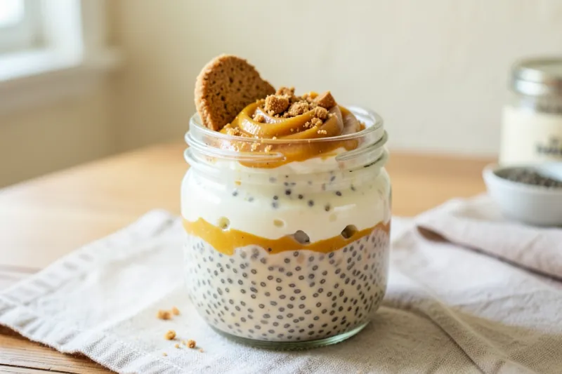 Biscoff Overnight Oats