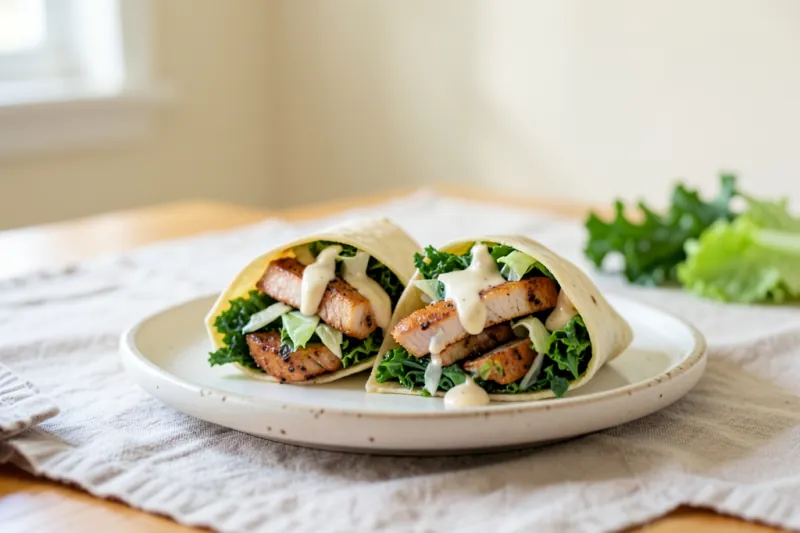 Coleslaw Chipotle Chicken Wrap