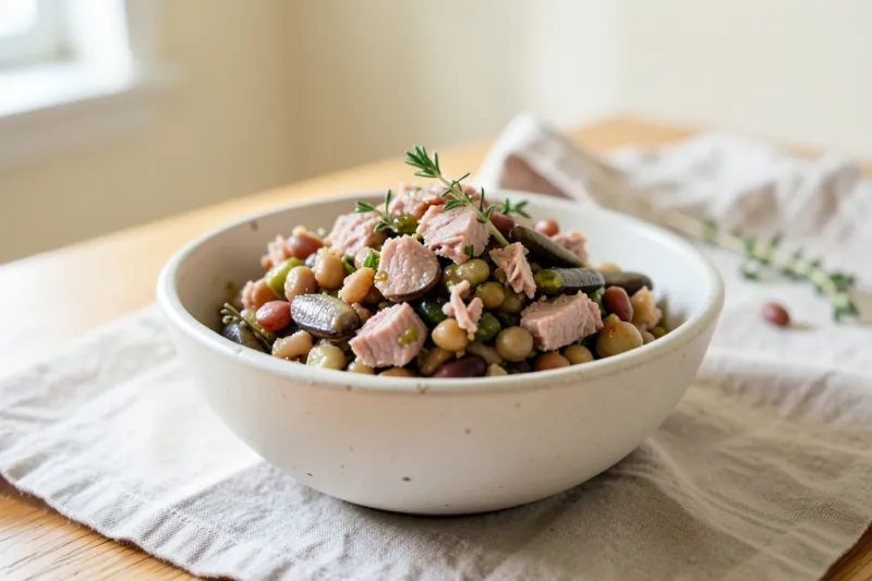 Roman Bean Salad with Tuna